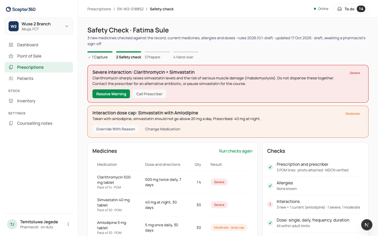 The safety checks